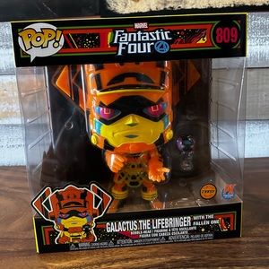 Funko Pop! Marvel CHASE Galactus Life Bringer w/ The Fallen One #908 Jumbo PX Ex